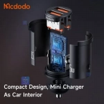 شارژر فندکی 2 پورت 15.5وات مک‌دودو مدل MCDODO CC-2950