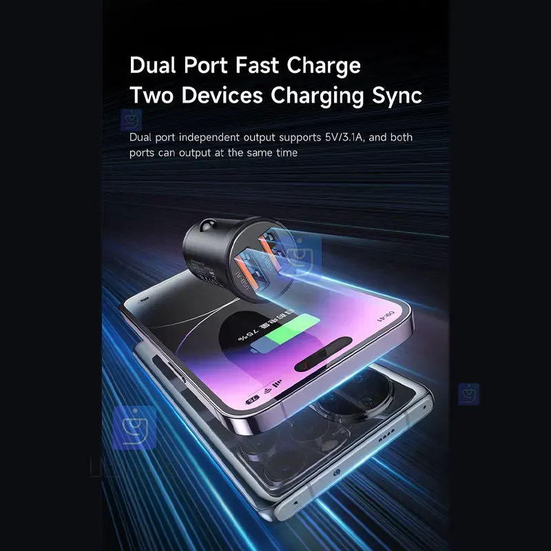 شارژر فندکی دو پورت 15.5 وات مک‌دودو CC-2950 | فارس کالا