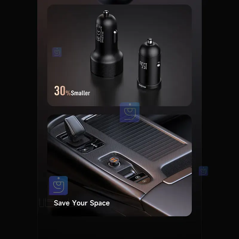 شارژر فندکی دو پورت 15.5 وات مک‌دودو CC-2950 | فارس کالا