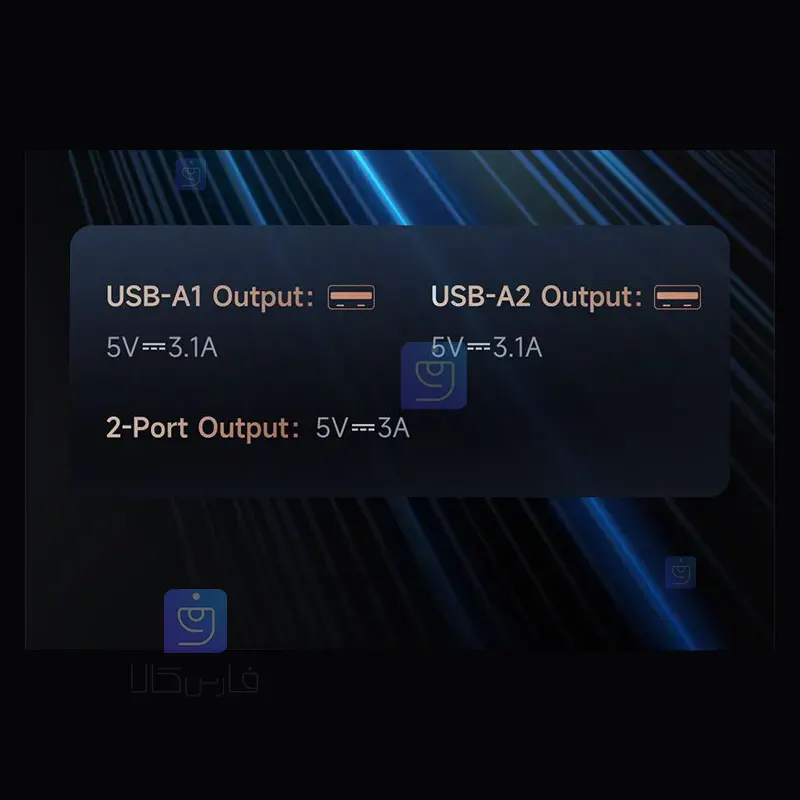 شارژر فندکی دو پورت 15.5 وات مک‌دودو CC-2950 | فارس کالا