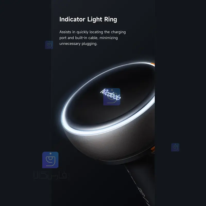 شارژر فندکی 3 پورت 80 وات مک‌دودو CC-4850 | فارس کالا