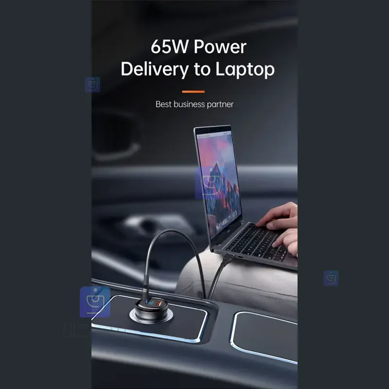 شارژر فندکی 2 پورت سوپر فست شارژ 95 وات مکدودو مدل MCDODO CC-5670 MCDODO CC 5670 2 Port Cigarette Lighter Charger 95 Watt 3 شارژر فندکی 2 پورت 95 وات مکدودو مدل CC-5670 | فارس کالا