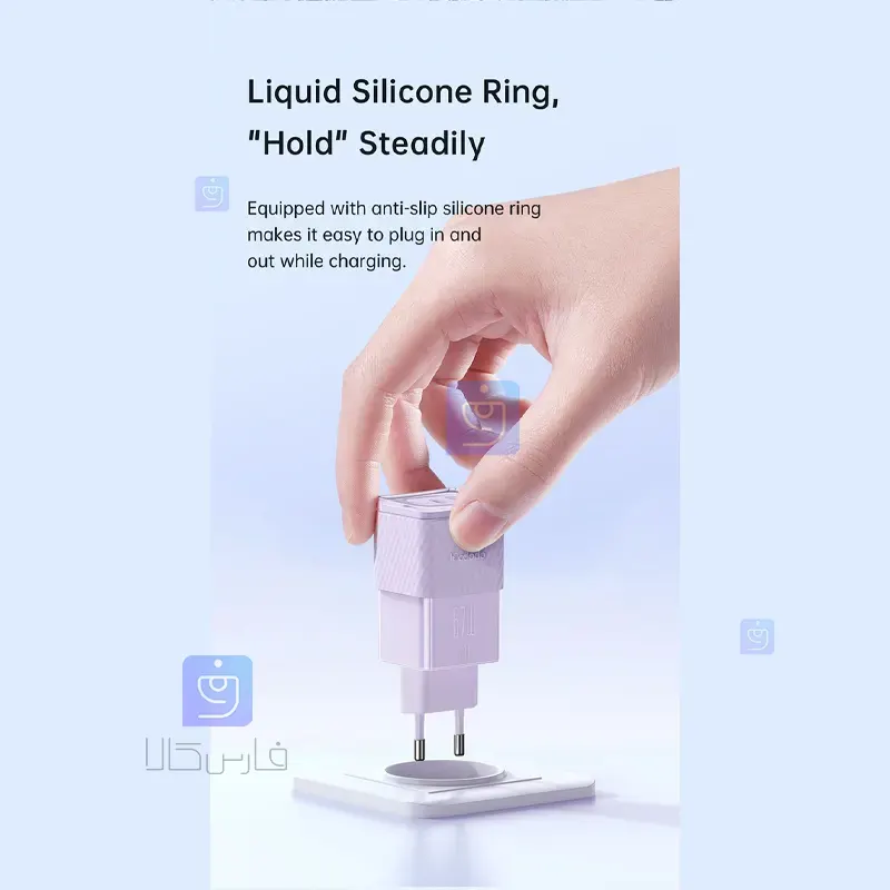 شارژر دیواری مینی 3 پورت 67W مک‌دودو CH-150 GAN5 | فارس کالا