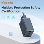 شارژر آداپتور دیواری مینی 3پورت 67وات مدل MCDODO CH-1541