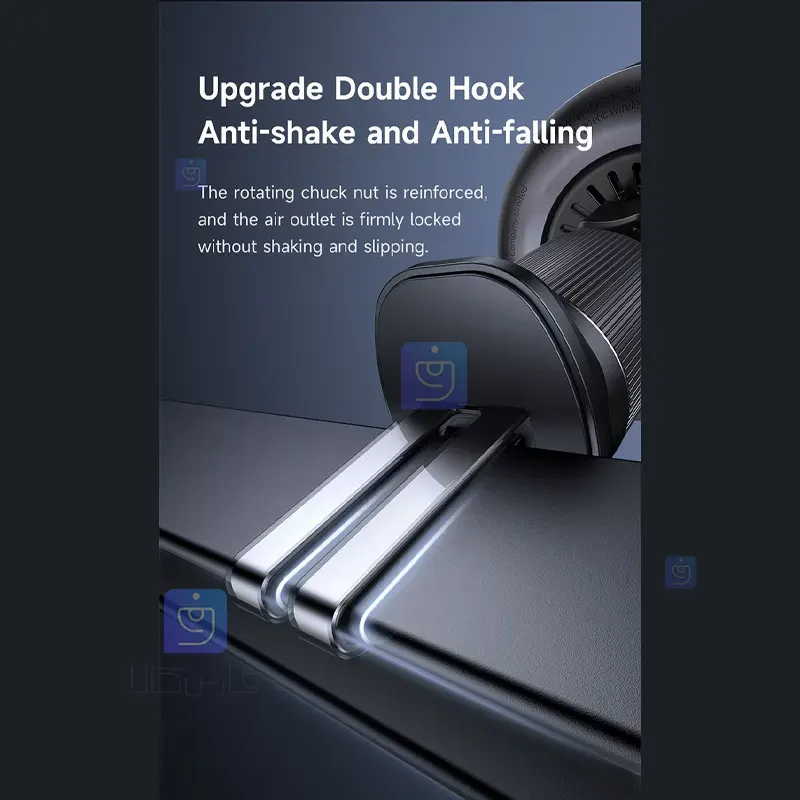 هولدر دریچه کولری+شارژر وایرلس 15 وات مکدودو مدل MCDODO CH-3000 MCDODO CH 3000 Air Conditioner Valve Holder 1 1 هولدر دریچه کولری+شارژر وایرلس مکدودو CH-3000 | فارس کالا