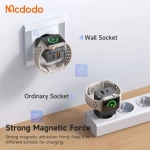 آداپتور شارژ 2پورت 30وات+شارژر وایرلس اپل واچ مدل MCDODO CH-3700