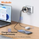 آداپتور شارژ 2پورت 30وات+شارژر وایرلس اپل واچ مدل MCDODO CH-3700