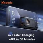 آداپتور شارژ 2پورت 30وات+شارژر وایرلس اپل واچ مدل MCDODO CH-3700