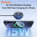 استند شارژر وایرلس مگنتی 15 وات مدل MCDODO CH-5500