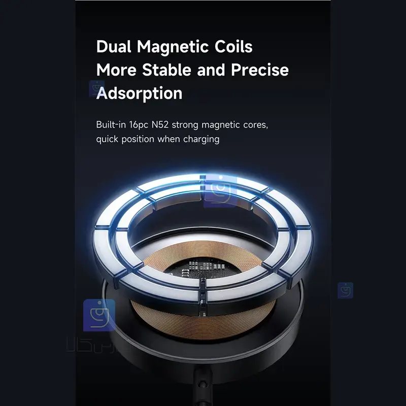 استند شارژر وایرلس 15 وات مگنتی مک‌دودو CH-5500 | فارس کالا