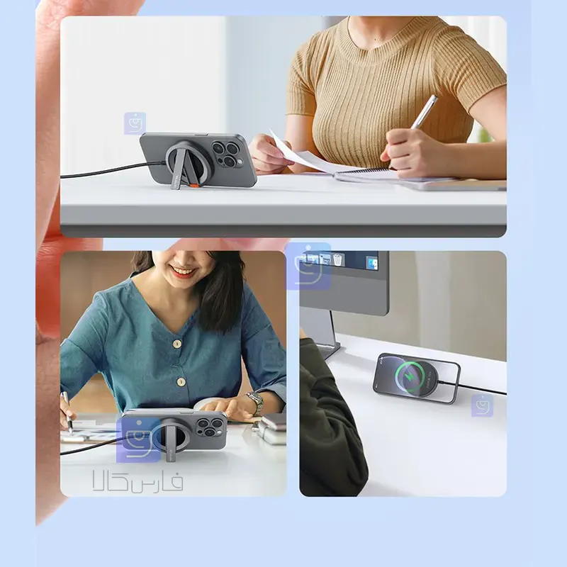 استند شارژر وایرلس 15 وات مگنتی مک‌دودو CH-5500 | فارس کالا