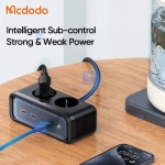 آداپتور شارژ و چند راهی محافظ برق مک‌دودو مدل MCDODO GaN CH-4610