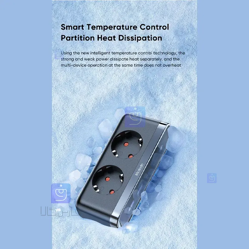 آداپتور و چندراهی شارژ 70 وات مک‌دودو CH-4610 | فارس کالا