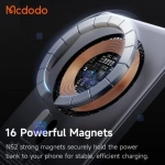 پاوربانک وایرلس مگ سیف 20وات 5000 مدل MCDODO MC-464