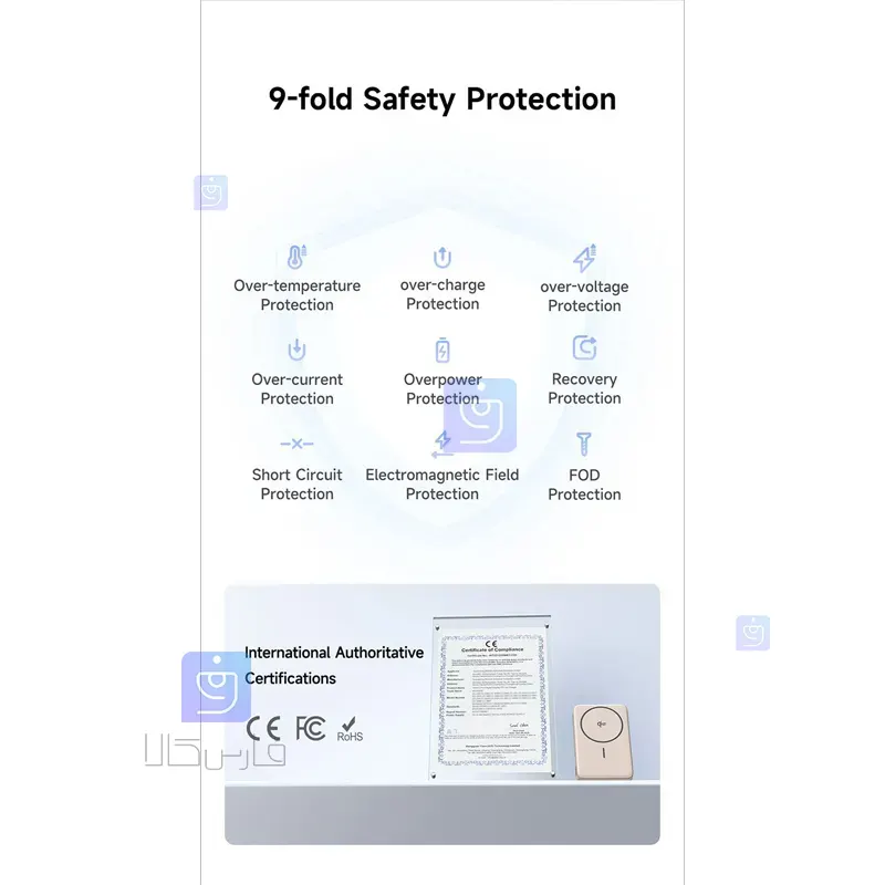پاوربانک MagSafe مک‌دودو MC-781 | وایرلس 30 وات | فارس کالا