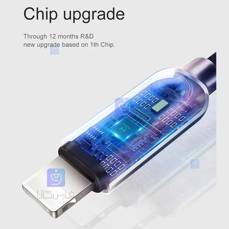 کابل شارژ و انتقال داده لایتنینگ مکدودو مدل MCDODO CA-5263 McDoDo Lightning Charging Cable Model MCDODO CA 5263 1 کابل شارژ لایتنینگ قطع کن دار مکدودو CA-5263 | فارس کالا