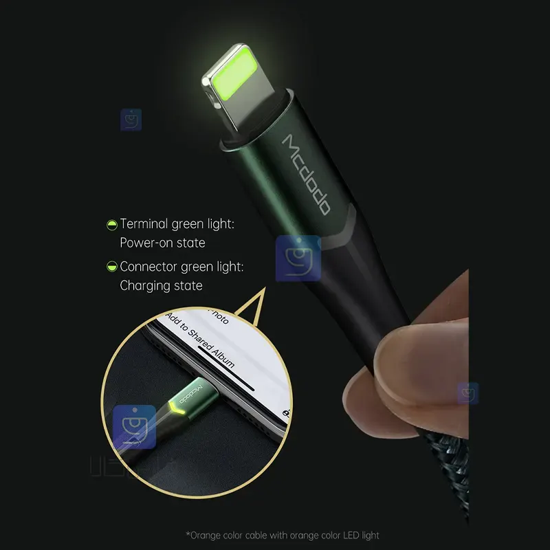 کابل شارژ و انتقال داده لایتنینگ مکدودو مدل MCDODO CA-7840 MCDODO CA 7840 Lightning Fast Charging Cable 2 کابل شارژ و انتقال داده لایتنینگ مکدودو CA-7840 | فارس کالا