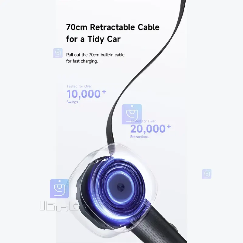 شارژر فندکی 75وات 3 پورت مکدودو مدل MCDODO CC-1560 MCDODO CC 1560 75W 3 Port Cigarette Lighter Charger 2 5 شارژر فندکی 75 وات مکدودو مدل MCDODO CC-1560 | فارس کالا