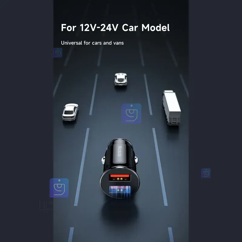 شارژر فندکی 2پورت 12وات مکدودو مدل MCDODO CC-6602 MCDODO CC 6602 2 Port 12W Cigarette Lighter Charger 7 شارژر فندکی 2 پورت 12 وات مکدودو MCDODO CC-6602 | فارس کالا