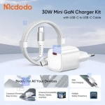 شارژر آداپتور دیواری مینی 30 وات مک‌دودو مدل MCDODO CH-008