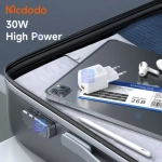 شارژر آداپتور دیواری مینی 30 وات مک‌دودو مدل MCDODO CH-008