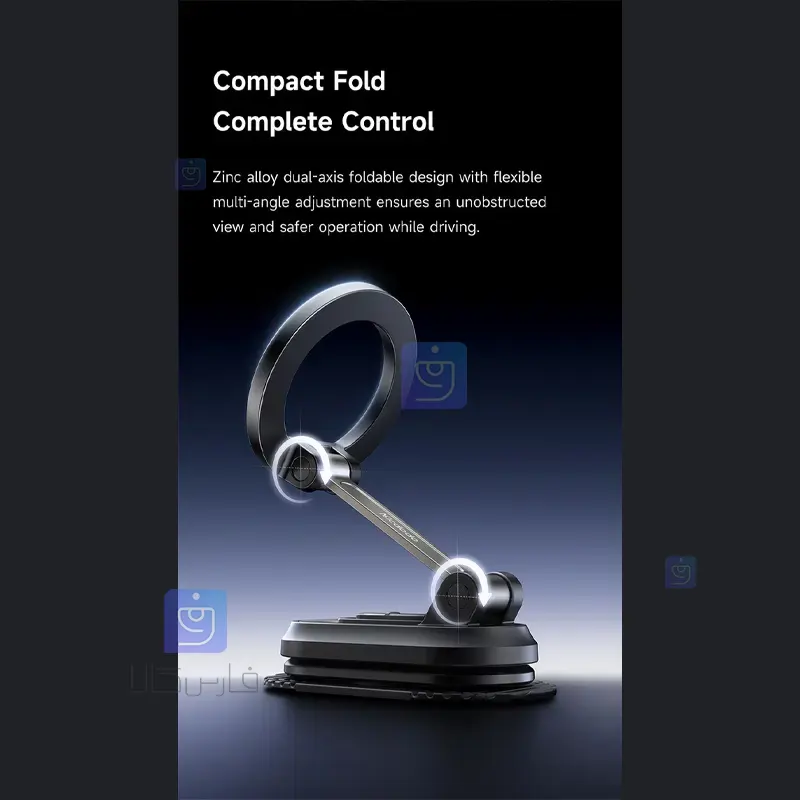 هولدر و نگهدارنده مگنتی تاشو موبایل مکدودو مدل MCDODO CM-6240 MCDODO CM 6240 Folding Magnetic Mobile Phone Holder 2 4 هولدر مگنتی تاشو موبایل مکدودو MCDODO CM-6240 | فارس کالا