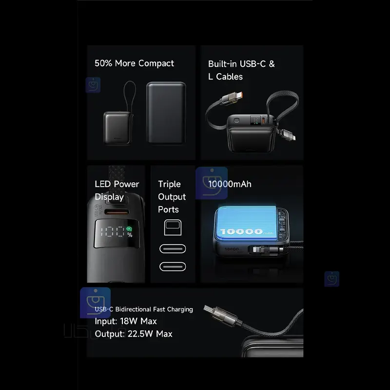 پاوربانک 22.5 وات 10000mAhمکدودو MCDODO MC-2550 | فارس کالا