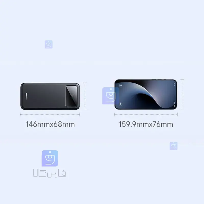 پاوربانک 22.5 وات ظرفیت 20000 مکدودو مدل MCDODO MC-4230 Power bank 22.5 watts capacity 20000 MCDODO MC 4230 1 17 پاوربانک 22.5 وات 20000mAh مکدودو مدل MC-4230 | فارس کالا