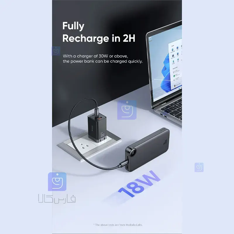 پاوربانک 30 وات 10000mAhمک‌دودو MC-3850 | فارس کالا