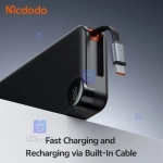 پاوربانک 30 وات 10000مک‌دودو مدل MCDODO MC-3870 بهمراه کابل شارژ