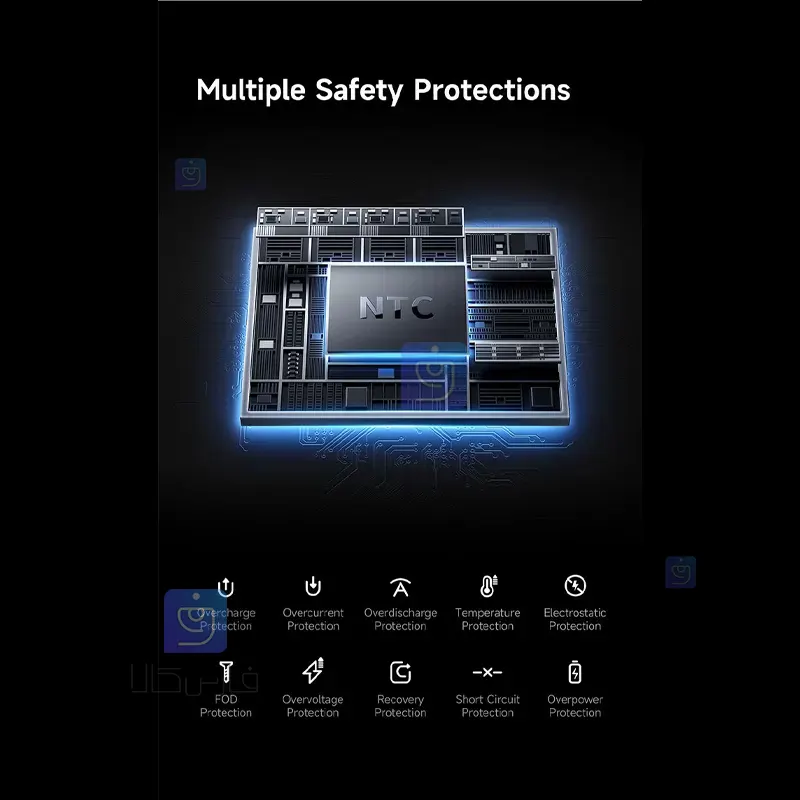 پاوربانک وایرلس مگ‌سیف 10000mAhمکدودو MC-6320 | فارس کالا