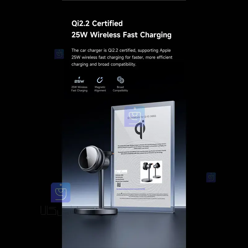 استند شارژر وایرلس و فن خنک کننده 3کاره 25وات مکدودو MCDODO CH-6170 Wireless Charger Stand Cooling Fan MCDODO CH 6170 6 استند شارژر وایرلس 3کاره 25 وات مکدودو CH-6170 | فارس کالا