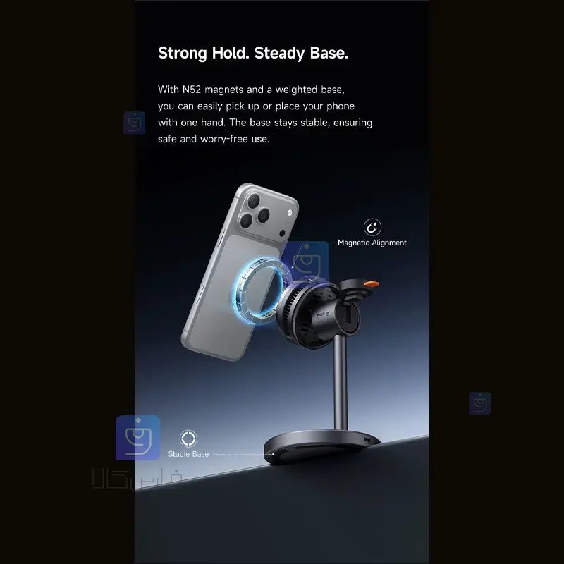 استند شارژر وایرلس و فن خنک کننده 3کاره 25وات مکدودو MCDODO CH-6170 Wireless Charger Stand Cooling Fan MCDODO CH 6170 9 استند شارژر وایرلس 3کاره 25 وات مکدودو CH-6170 | فارس کالا
