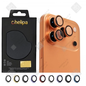 محافظ لنز رینگی گوشی آیفون 17 پرو برند Chelipa همراه با ابزار نصب