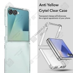 قاب کپسولی سامسونگ Z Flip 7 مدل ژله ای محافظ لنز دار