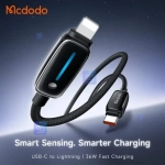 کابل شارژ سریع تایپ سی به لایتنینگ 36 وات مک‌دودو مدل MCDODO CA-0050