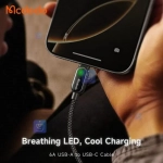 کابل شارژ سریع USB به تایپ سی 6 آمپر مک‌دودو مدل MCDODO CA-4520