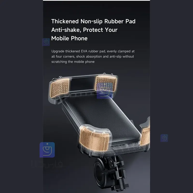 هولدر و پایه نگهدارنده موبایل مکدودو مدل MCDODO CM-5240 MCDODO CM 5240 Mobile Phone Holder and Stand 1 18 هولدر موبایل موتور و دوچرخه مکدودو CM-5240 | فارس کالا