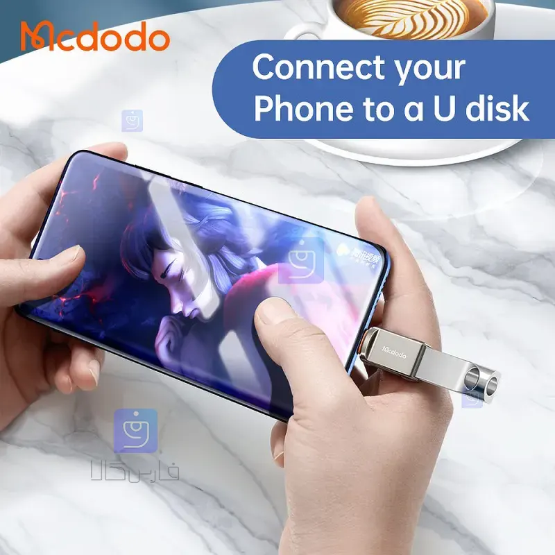 تبدیل OTG یو اس بی به تایپ سی مکدودو مدل MCDODO OT-8730 MCDODO OT 8730 USB OTG to Type C Converter 2 2 تبدیل OTG یواسبی به تایپ سی مکدودو OT-8730 | فارس کالا