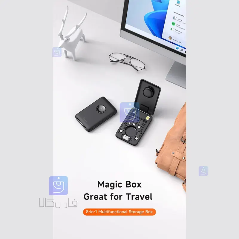 پکیج مسافرتی شارژر+ تبدیل+کابل شارژ چند کاره مکدودو مدل MCDODO CH-2440 Travel package charger converter charging cable MCDODO CH 2440 6 پکیج مسافرتی شارژر اپل واچ و کابل مکدودو CH-2440 | فارس کالا