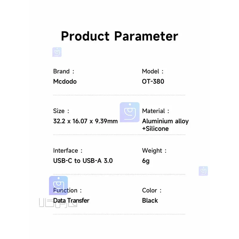 تبدیل تایپ سی به 3.0 USB-A مکدودو مدل MCDODO OT-3800 Type C to 3.0 USB A Converter MCDODO OT 3800 2 11 تبدیل USB-C به USB-A 3.0 مکدودو مدل OT-3800 | فارس کالا