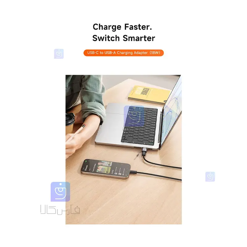 تبدیل تایپ سی به USB-A مکدودو مدل MCDODO OT-7580 Type C to USB A converter MCDODO OT 7580 1 4 تبدیل USB-C به USB-A 3.0 مکدودو مدل OT-7580 | فارس کالا
