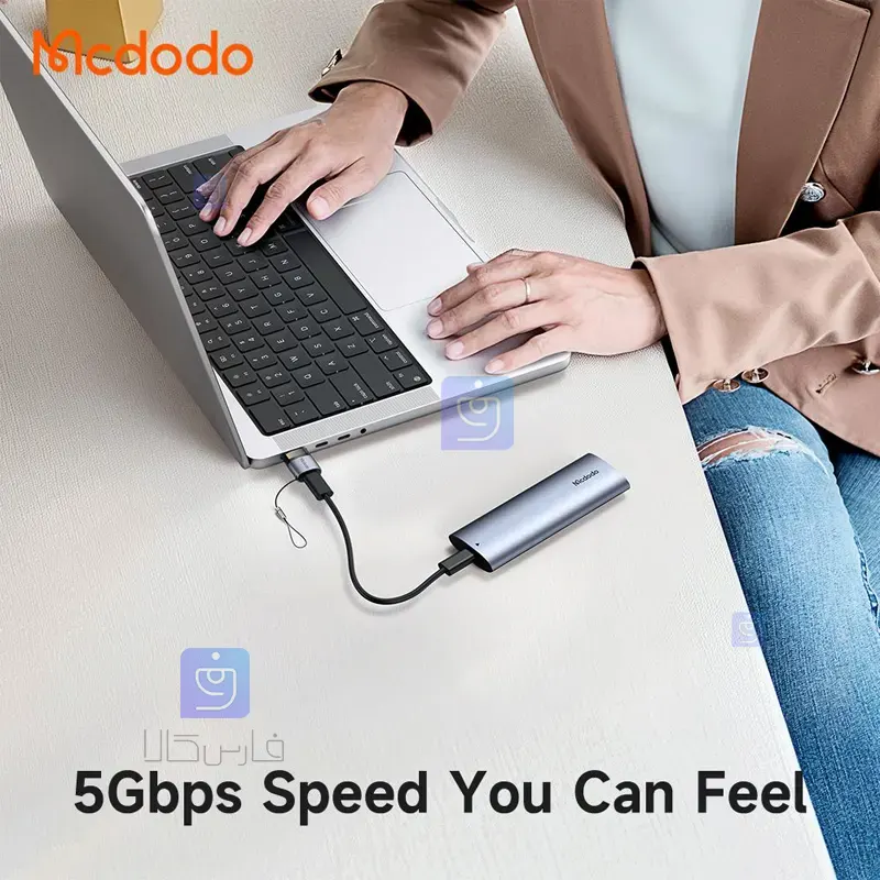 تبدیل تایپ سی به USB-A مکدودو مدل MCDODO OT-7580 Type C to USB A converter MCDODO OT 7580 1 5 تبدیل USB-C به USB-A 3.0 مکدودو مدل OT-7580 | فارس کالا
