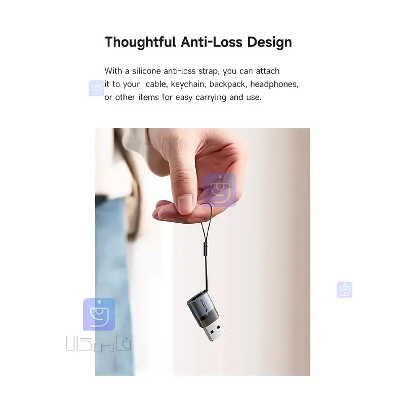 تبدیل تایپ سی به USB-A مکدودو مدل MCDODO OT-7580 Type C to USB A converter MCDODO OT 7580 1 8 تبدیل USB-C به USB-A 3.0 مکدودو مدل OT-7580 | فارس کالا