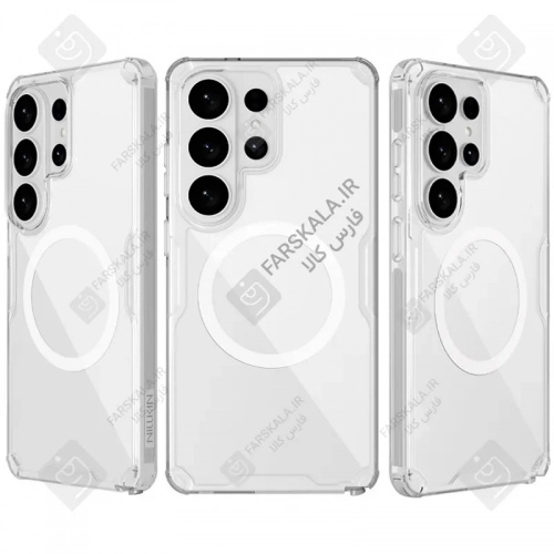 قاب مگنتی شفاف نیلکین Nature TPU Pro Magnetic گوشی سامسونگ S26 اولترا