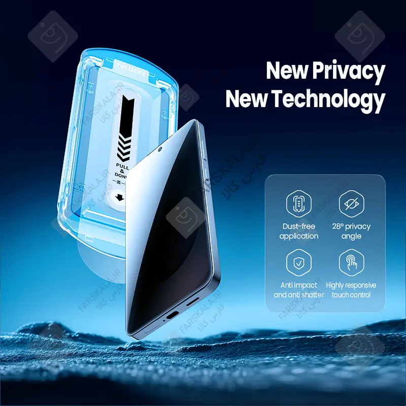 گلس پرایوسی نیلکین Guardian سامسونگ S26 الترا همراه با ابزار نصب buy nillkin amazing guardian full coverage privacy tempered glass for samsung galaxy s26 ultra 28 گلس پرایوسی نیلکین Guardian سامسونگ S26 الترا همراه با ابزار نصب