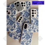 قاب فانتزی شکوفه های آبی گوشی آیفون 13