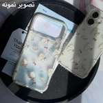 قاب فانتزی نیمه شفاف گربه پاییونی گوشی آیفون 17 پرو