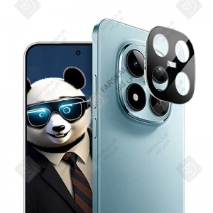محافظ لنز شیشه ای حاشیه دار گوشی شیائومی Poco M8 Pro