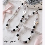 قاب فانتزی پاپیون مشکی با آویز گوشی سامسونگ S23 Ultra